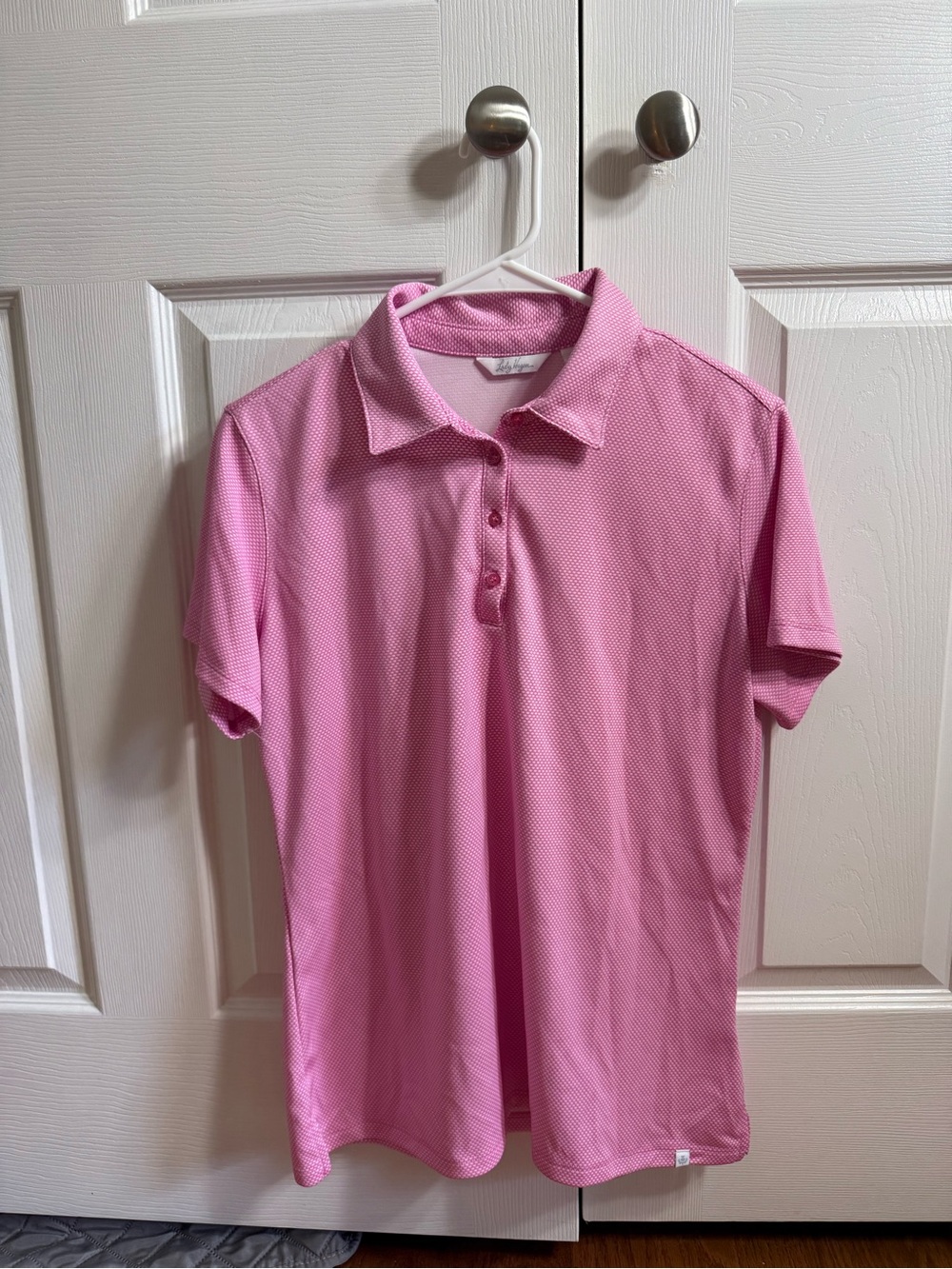 Women’s Pink Polo Shirt - Lightweight Short Sleeve